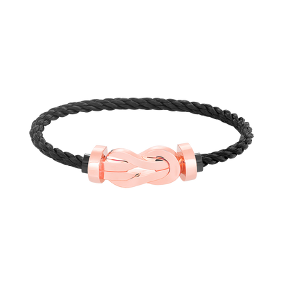 [BloomBling]CHANCE LARGE 8 FIGURE BUCKLE NO DIAMOND BRACELET ROSE GOLD