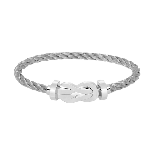 [BloomBling]CHANCE LARGE 8 FIGURE BUCKLE NO DIAMOND BRACELET SILVER