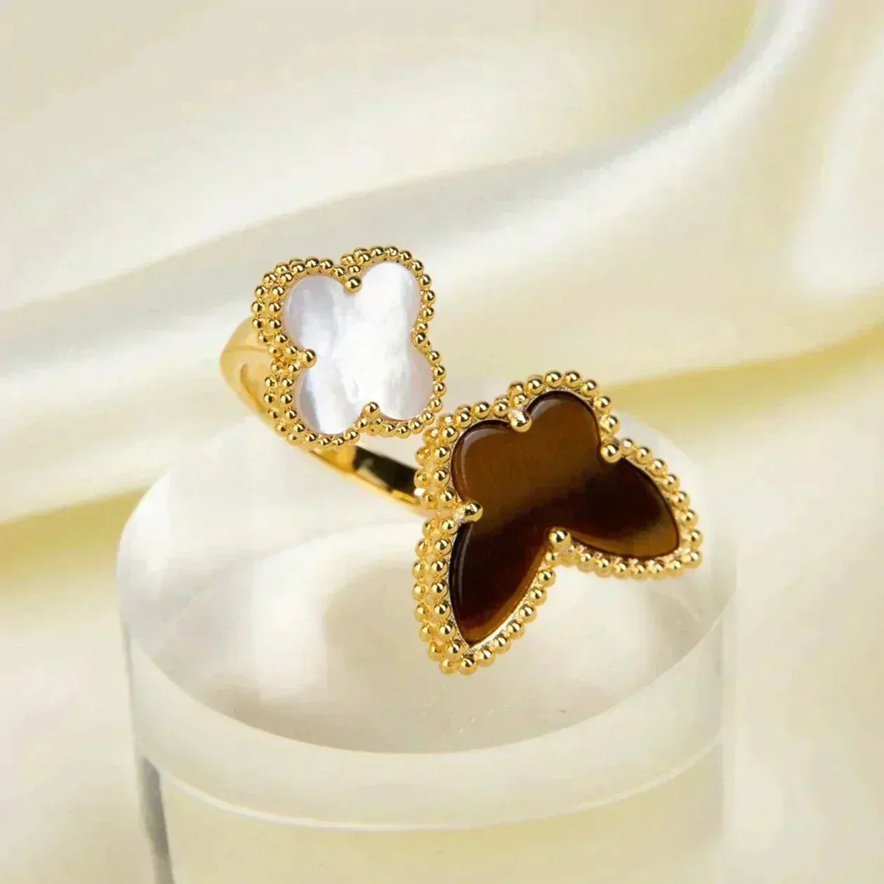 [BloomBling]LUCKY BETWEEN THE FINGER RING