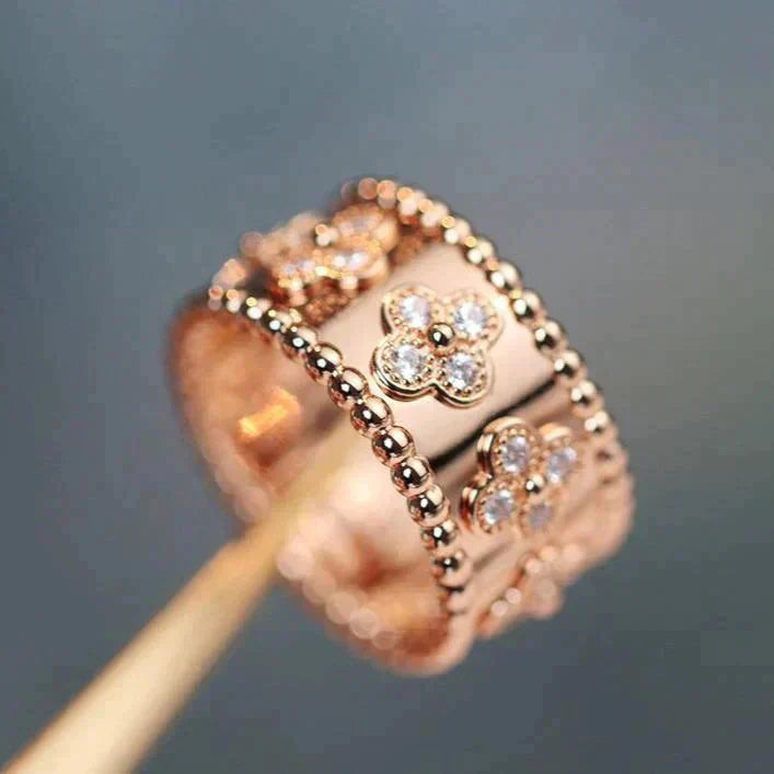 [BloomBling]CLOVER KALEIDOSCOPE RING 10MM