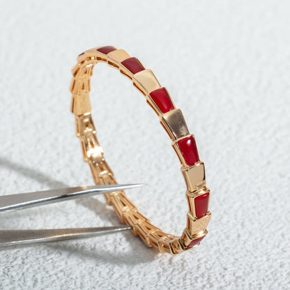 [BloomBling]SERPENTI BRACELET PINK GOLD RUBELLITE