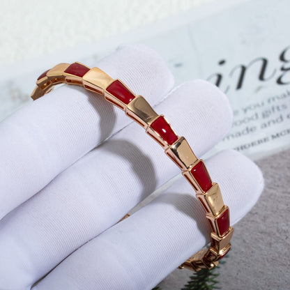 [BloomBling]SERPENTI BRACELET PINK GOLD RUBELLITE