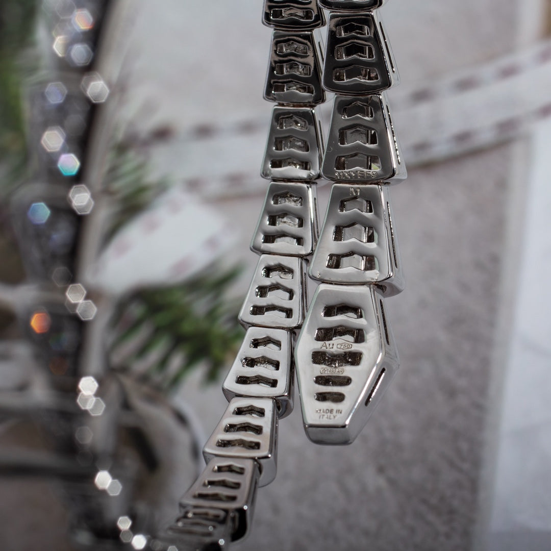 [BloomBling]SERPENTI BRACELET 6MM SILVER DIAMOND