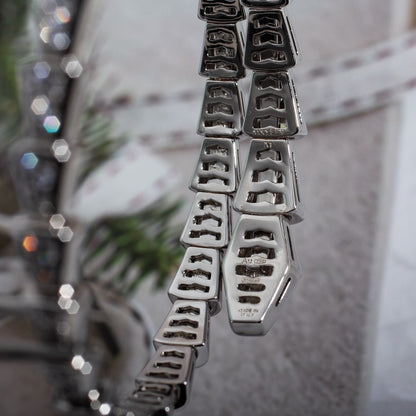 [BloomBling]SERPENTI BRACELET 6MM SILVER DIAMOND