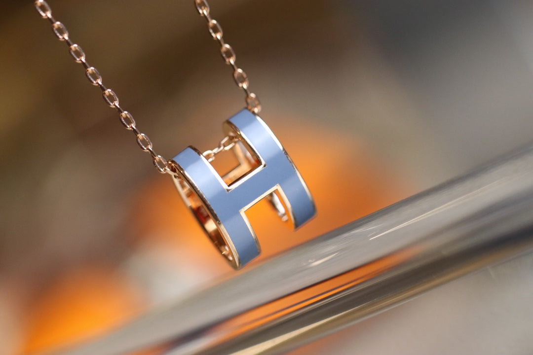 [BloomBling]POP H PEDANT PINK GOLD