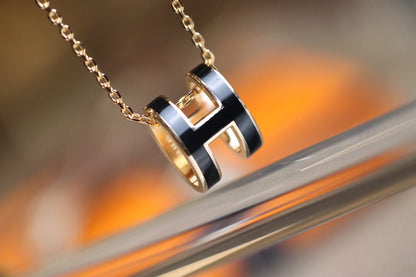 [BloomBling]POP H PEDANT PINK GOLD