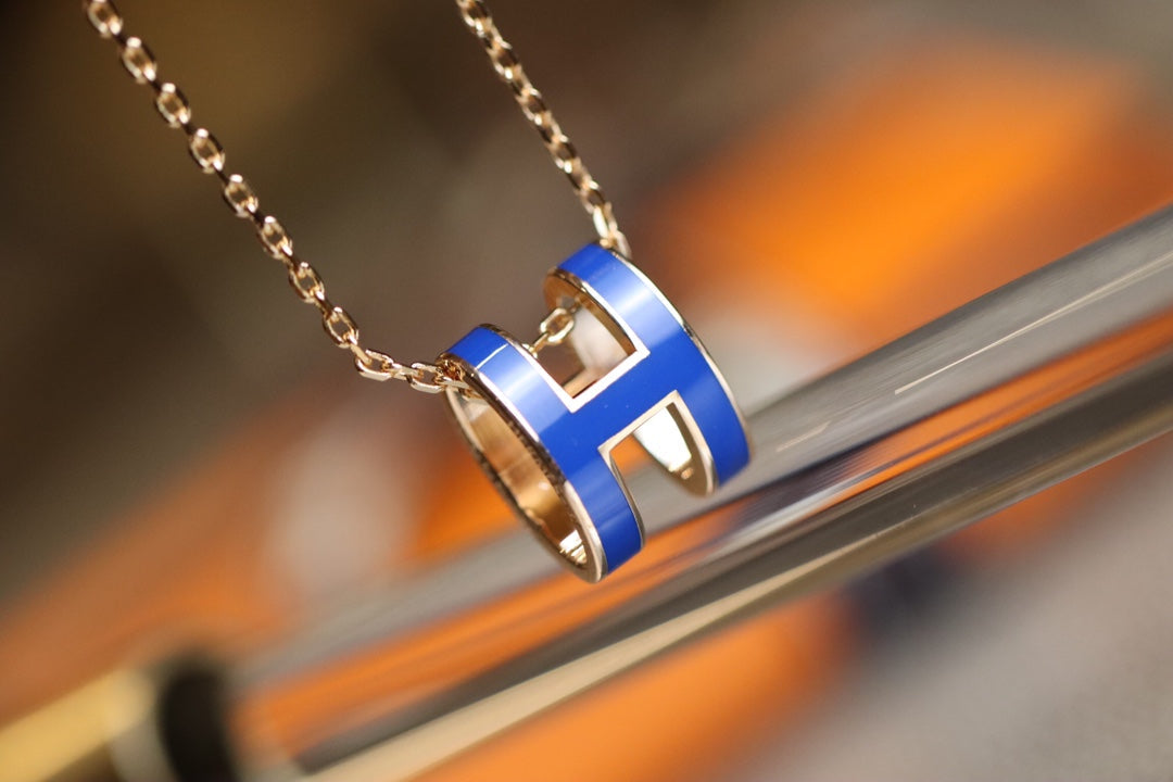 [BloomBling]POP H PEDANT PINK GOLD