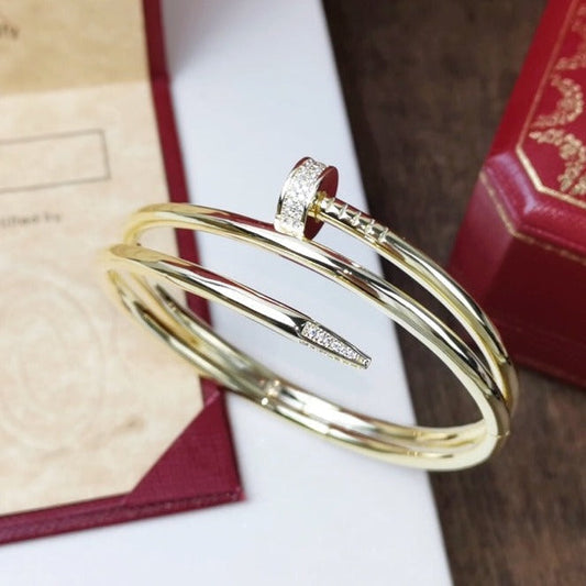 [BloomBling]JUSTE BRACELET 3.5MM DOUBLE ROW DIAMOND