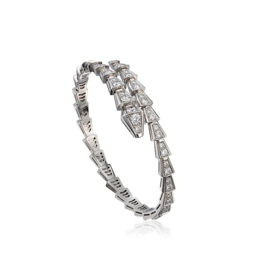 [BloomBling]SERPENTI BRACELET 6MM SILVER DIAMOND