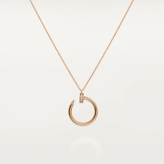 [BloomBling]JUSTE NECKLACE PINK GOLD
