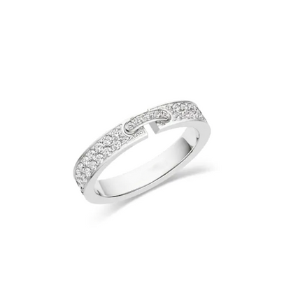 [BloomBling]ALLIANCE LIENS VIDENCE PAVED DIAMOND 4MM RING