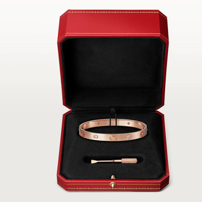 [BloomBling]LOVE BRACELET 6.1MM 4 DIAMONDS