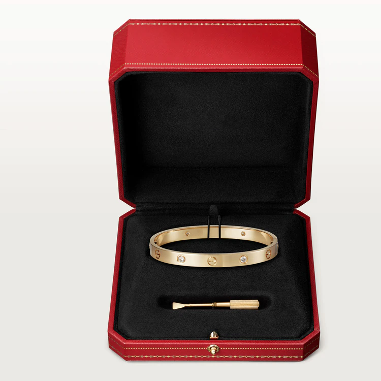 [BloomBling]LOVE BRACELET 6.1MM 4 DIAMONDS