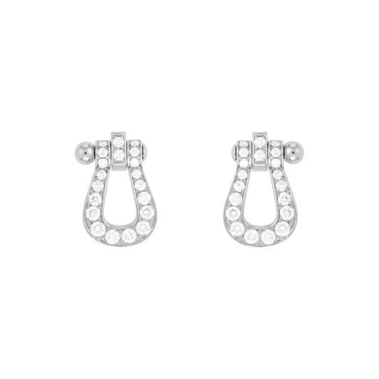 [BloomBling]FORCE 10 FULL DIAMOND STUD EARRINGS MINI MODEL