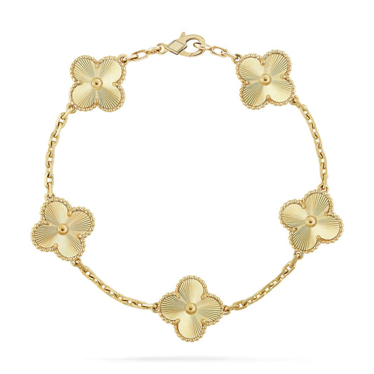 [BloomBling]CLOVER 5 FLOWERS LASER BRACELET