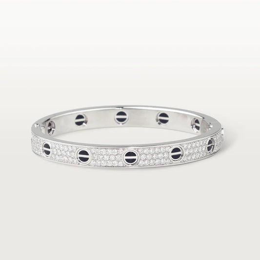 [BloomBling]LOVE BRACELET 6.1MM DIAMOND-PAVED CERAMIC