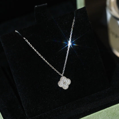 [BloomBling]CLOVER MINI 9.5MM PENDANT DIAMOND NECKLACE