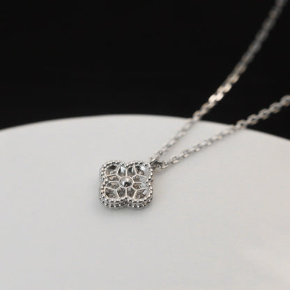 [BloomBling]CLOVER MINI 9.5MM PENDANT DIAMOND NECKLACE
