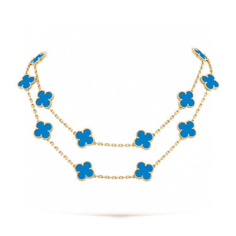 [BloomBling]CLOVER 20 MOTIFS TURQUOISE GOLD