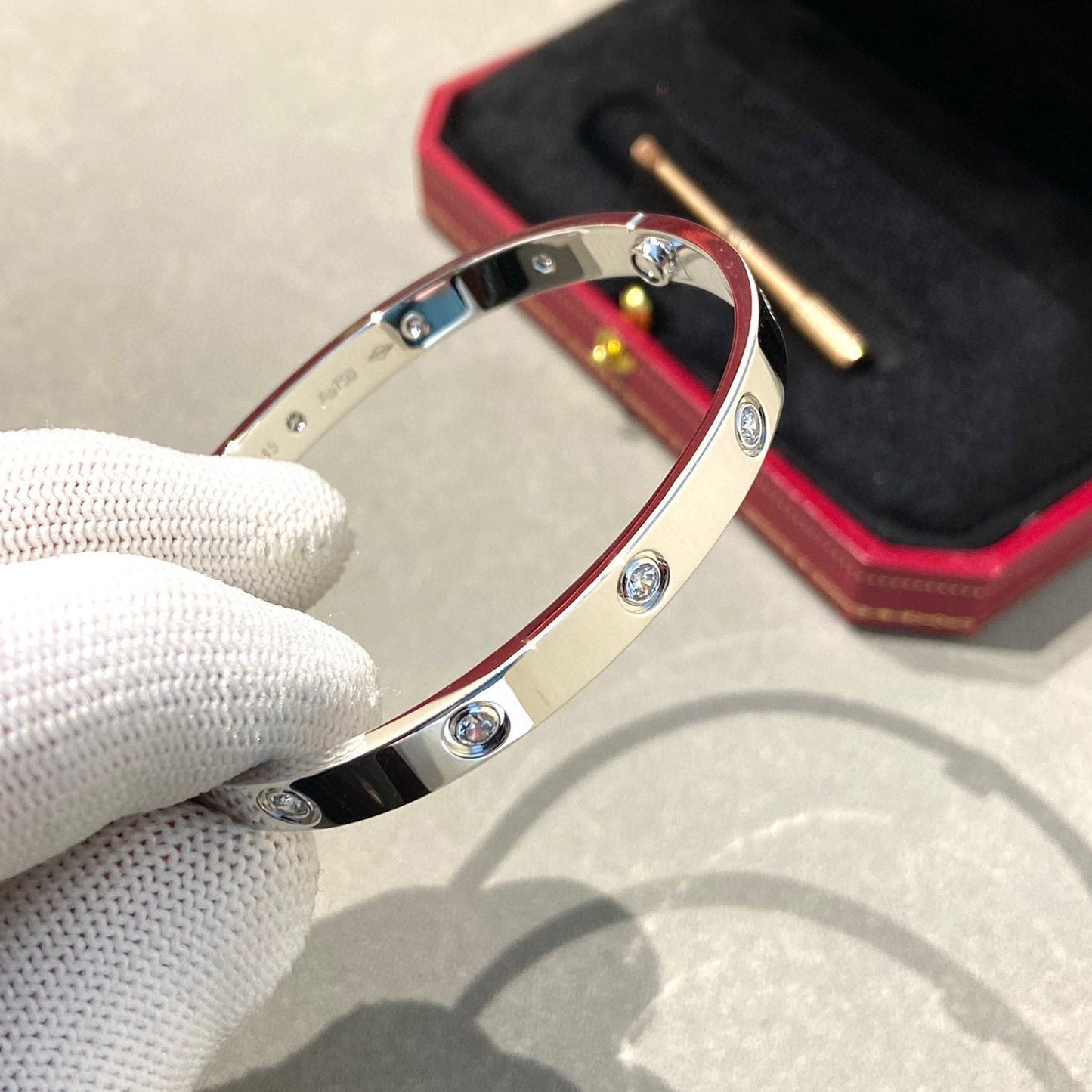 [BloomBling]LOVE BRACELET 6.1MM 10 DIAMONDS