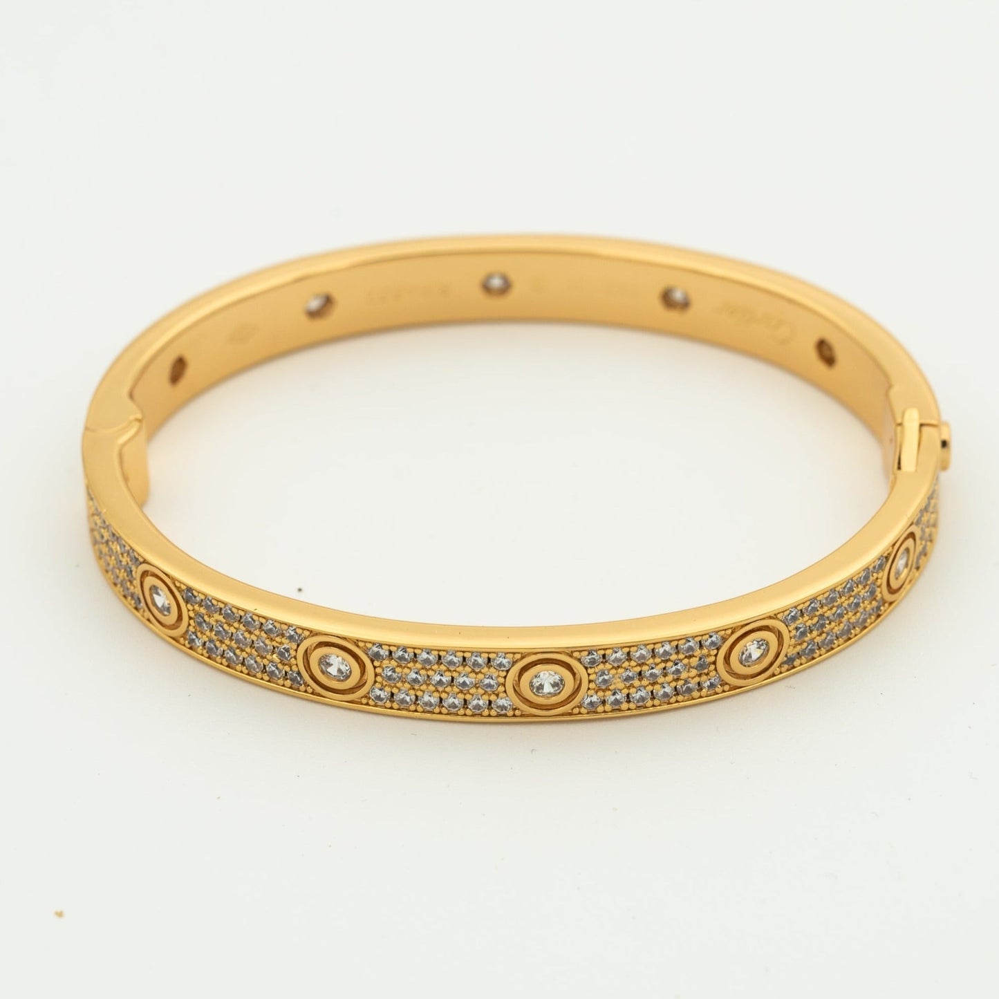 [BloomBling]LOVE BRACELET 6.1MM DIAMOND-PAVED 10 BIG DIAMONDS