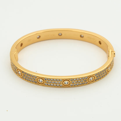 [BloomBling]LOVE BRACELET 6.1MM DIAMOND-PAVED 10 BIG DIAMONDS