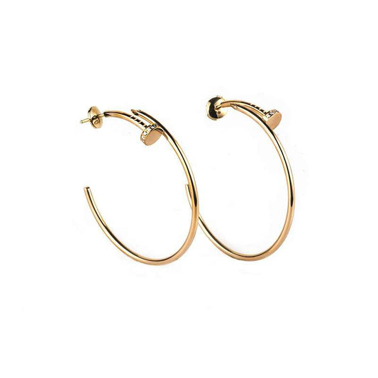 [BloomBling]JUSTE EARRINGS GOLD DIAMONDS 1.8MM