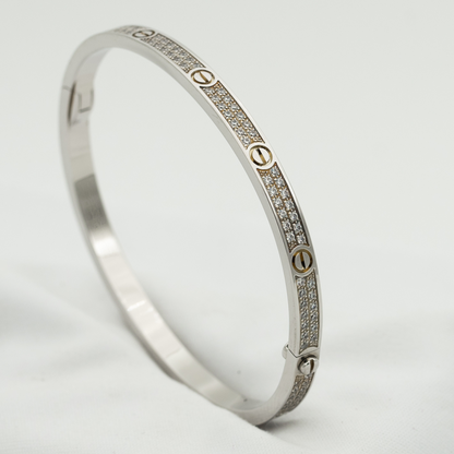 [BloomBling]LOVE BRACELET 3.65MM DIAMOND-PAVED
