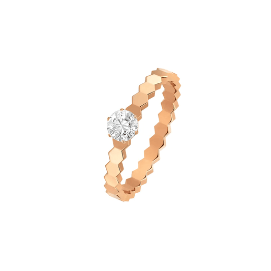 [BloomBling]BEE LOVE RING PINK GOLD 1 DIAMOND