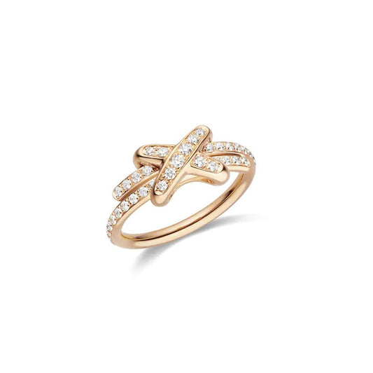 [BloomBling]JEUX DE RING PINK GOLD DIAMOND
