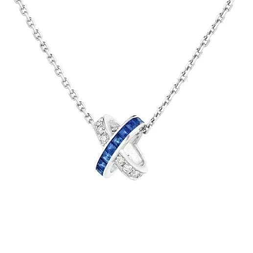 [BloomBling]LIENS DIAMOND SILVER NECKLACE