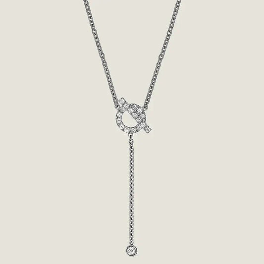 [BloomBling]FINESSE SILVER DIAMOND NECKLACE