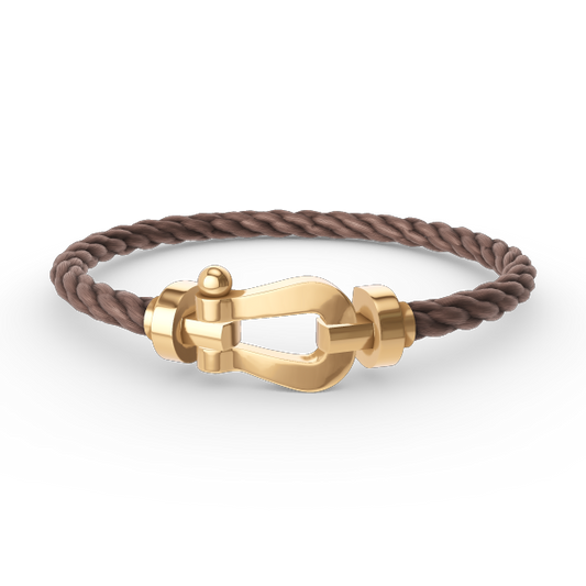 [BloomBling]FORCE LARGE HORSESHOE NO DIAMOND BRACELET GOLD