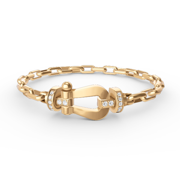 [BloomBling]FORCE LARGE HORSESHOE CLASP  METAL BRACELET