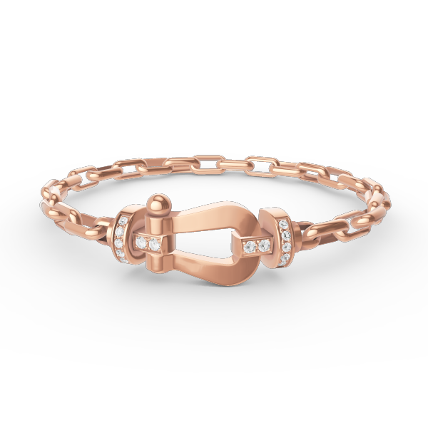 [BloomBling]FORCE LARGE HORSESHOE CLASP  METAL BRACELET