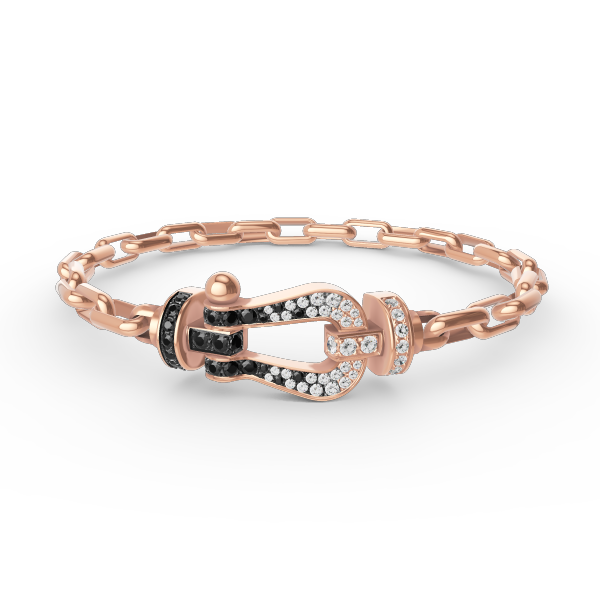 [BloomBling]FORCE LARGE HORSESHOE CLASP  METAL BRACELET