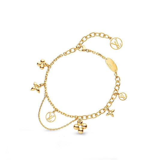 [BloomBling]BLOOMING PINK GOLD MOP BRACELET