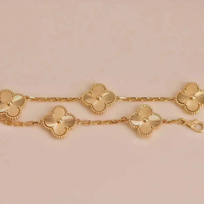 [BloomBling]CLOVER 5 FLOWERS LASER BRACELET