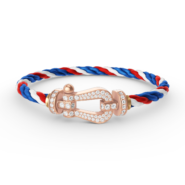 [BloomBling]FORCE LARGE HORSESHOE FULL DIAMOND BRACELET ROSE GOLD