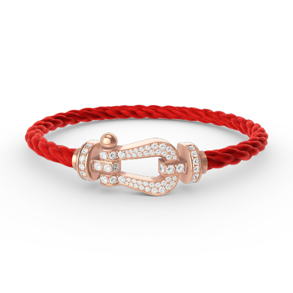[BloomBling]FORCE LARGE HORSESHOE FULL DIAMOND BRACELET ROSE GOLD