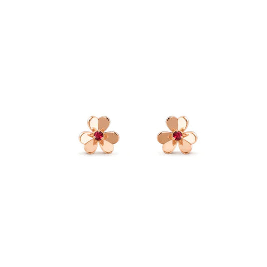 [BloomBling]FRIVOLE  FLOWER PINK EARRINGS