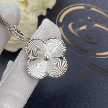 [BloomBling]CLOVER 25MM SILVER BIG CLOVER NECKLACE