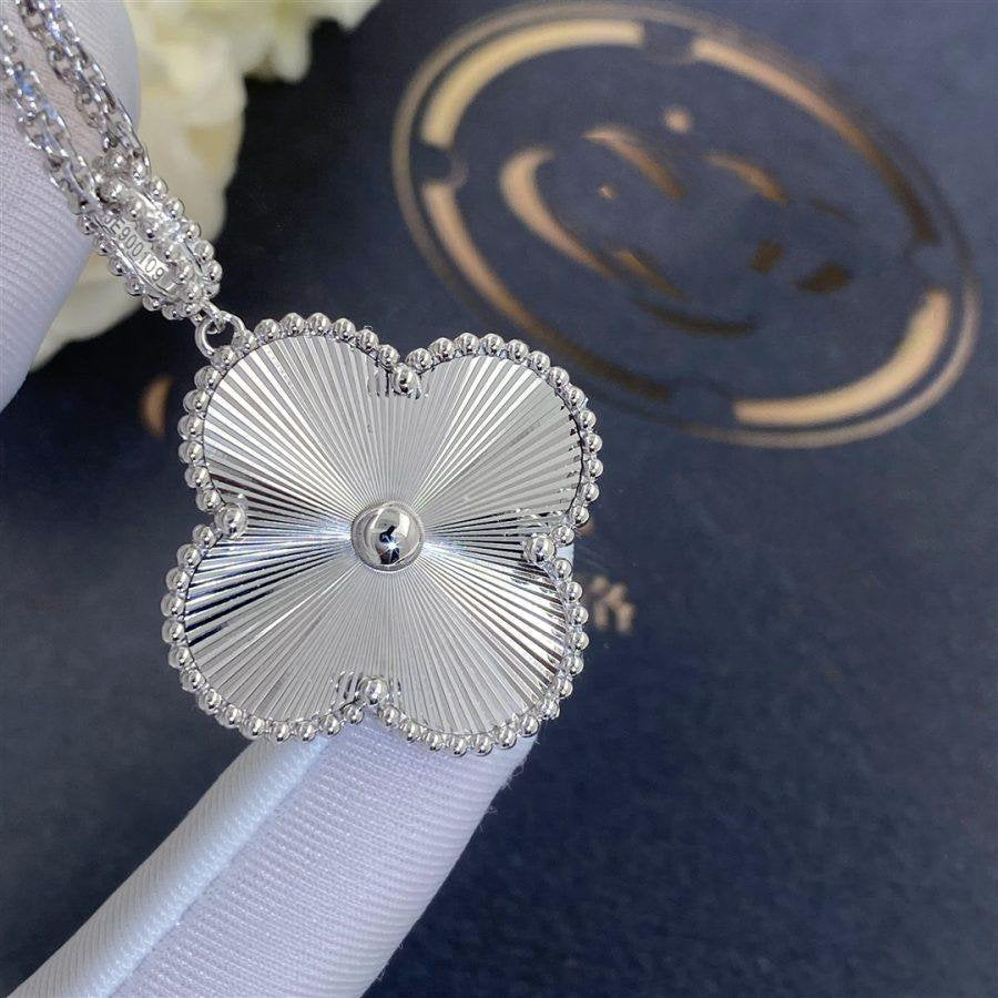 [BloomBling]CLOVER 25MM SILVER BIG CLOVER NECKLACE