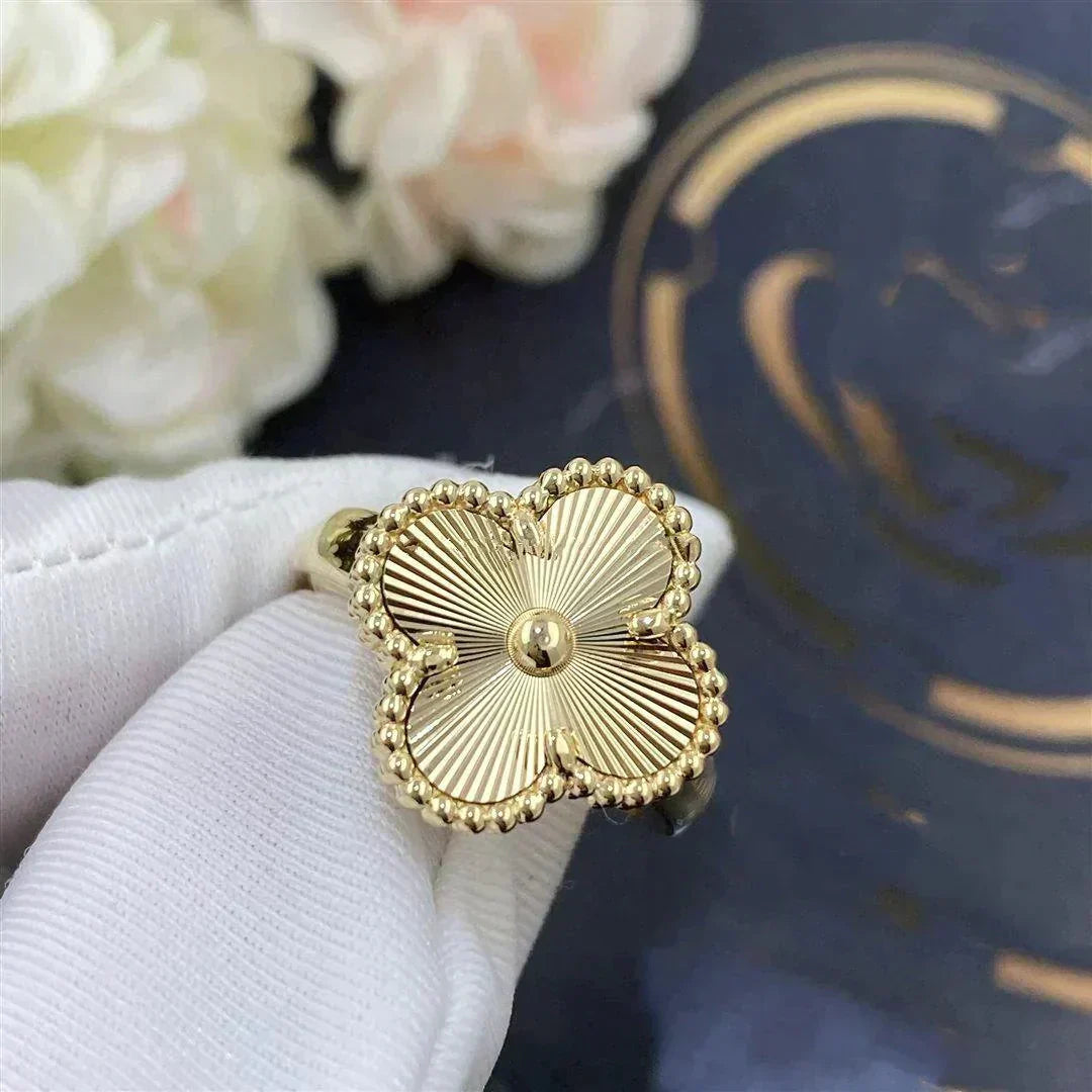 [BloomBling]CLOVER GOLD RING