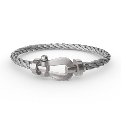 [BloomBling]FORCE LARGE HORSESHOE NO DIAMOND BRACELET SILVER