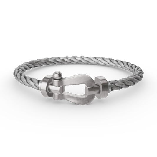 [BloomBling]FORCE LARGE HORSESHOE NO DIAMOND BRACELET SILVER