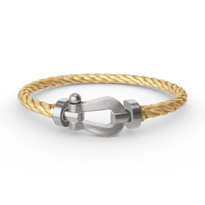 [BloomBling]FORCE LARGE HORSESHOE NO DIAMOND BRACELET SILVER