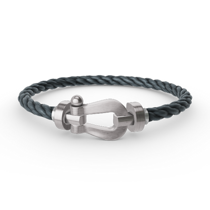[BloomBling]FORCE LARGE HORSESHOE NO DIAMOND BRACELET SILVER