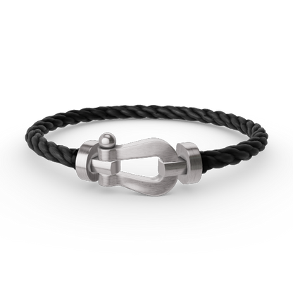 [BloomBling]FORCE LARGE HORSESHOE NO DIAMOND BRACELET SILVER