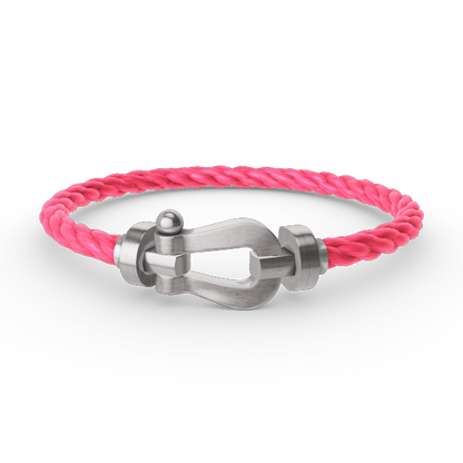 [BloomBling]FORCE LARGE HORSESHOE NO DIAMOND BRACELET SILVER